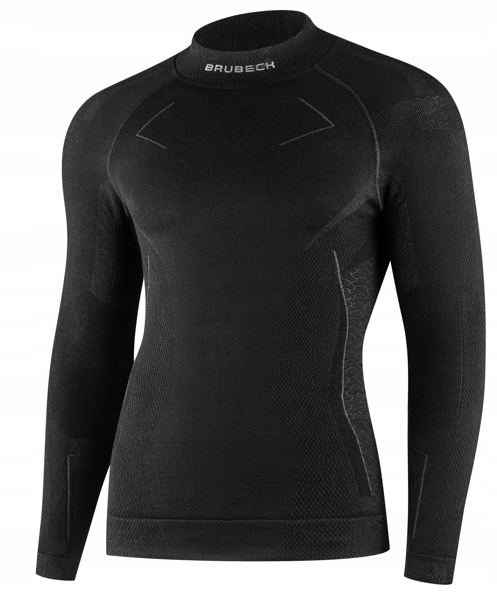 BIELIZNA TERMOAKTYWNA BRUBECK EXTREME WOOL MĘSKA KOMPLET BLUZA+SPODNIE XL Materiał dominujący Wełna Merino