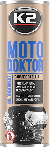 

K2 Moto Doktor Wycisza Uszczelnia Silnik Tarcie
