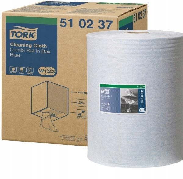 Levně Tork netkané ubrousky měkké modré W1 510237