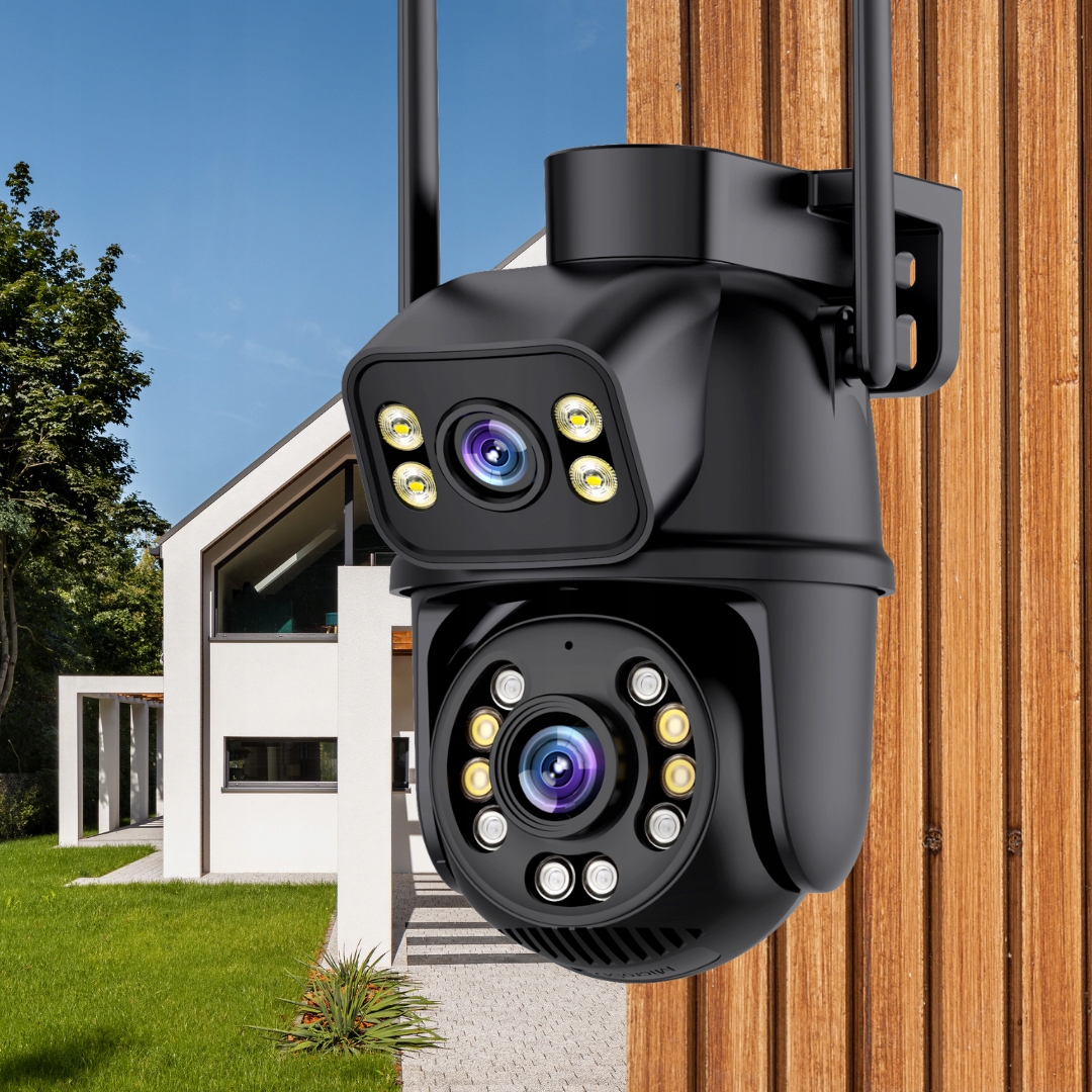 PODWÓJNA KAMERA OBROTOWA WIFI IP UHD AUDIO ZEWNĘTRZNA 6MPX 6MP 4K DETEKCJA Marka Eurolook