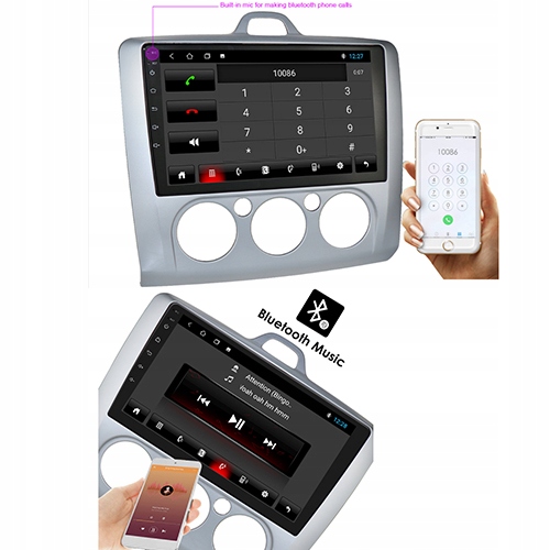 RADIO 2 DIN ANDROID12 FORD FOCUS 2 MK2 2004-2011 Model Physilcisva