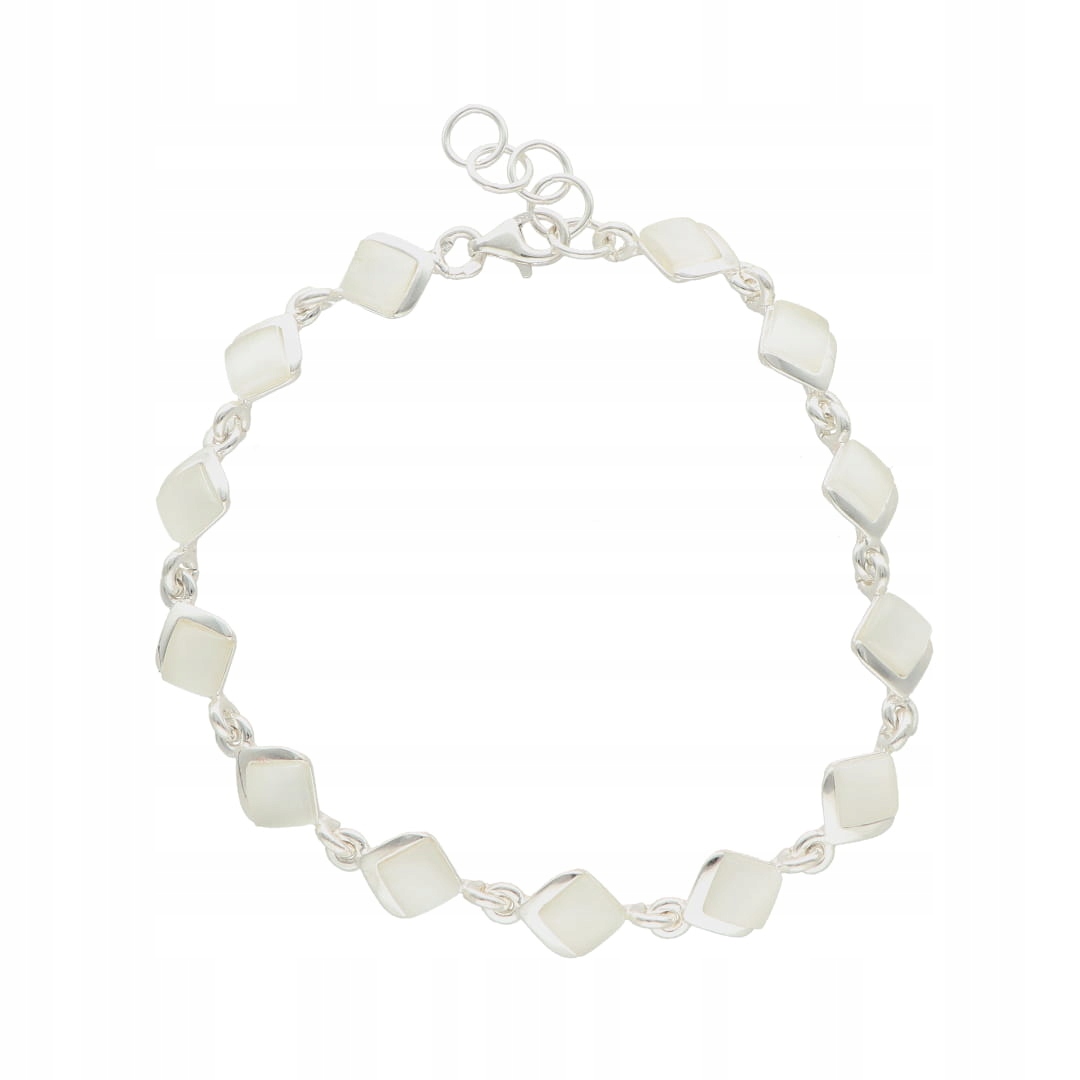 Jemný náramek s reliéfem stříbro