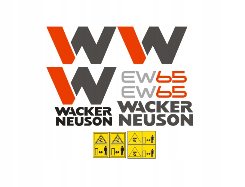 Samolepky Wacker Neuson EW65