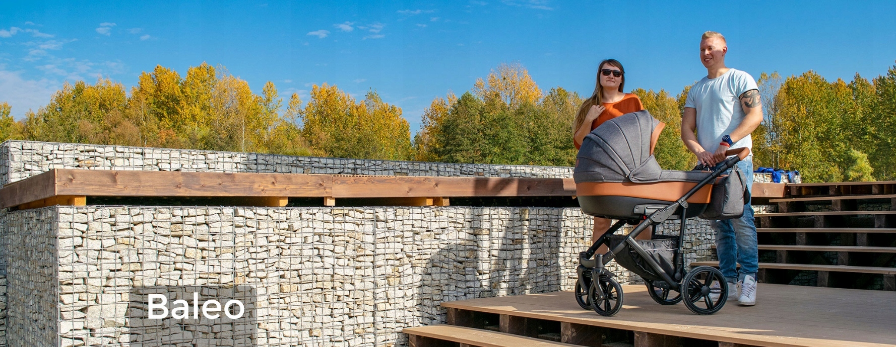 Baleo Camarelo wózek dziecięcy wielofunkcyjny 3w1 Model Baleo