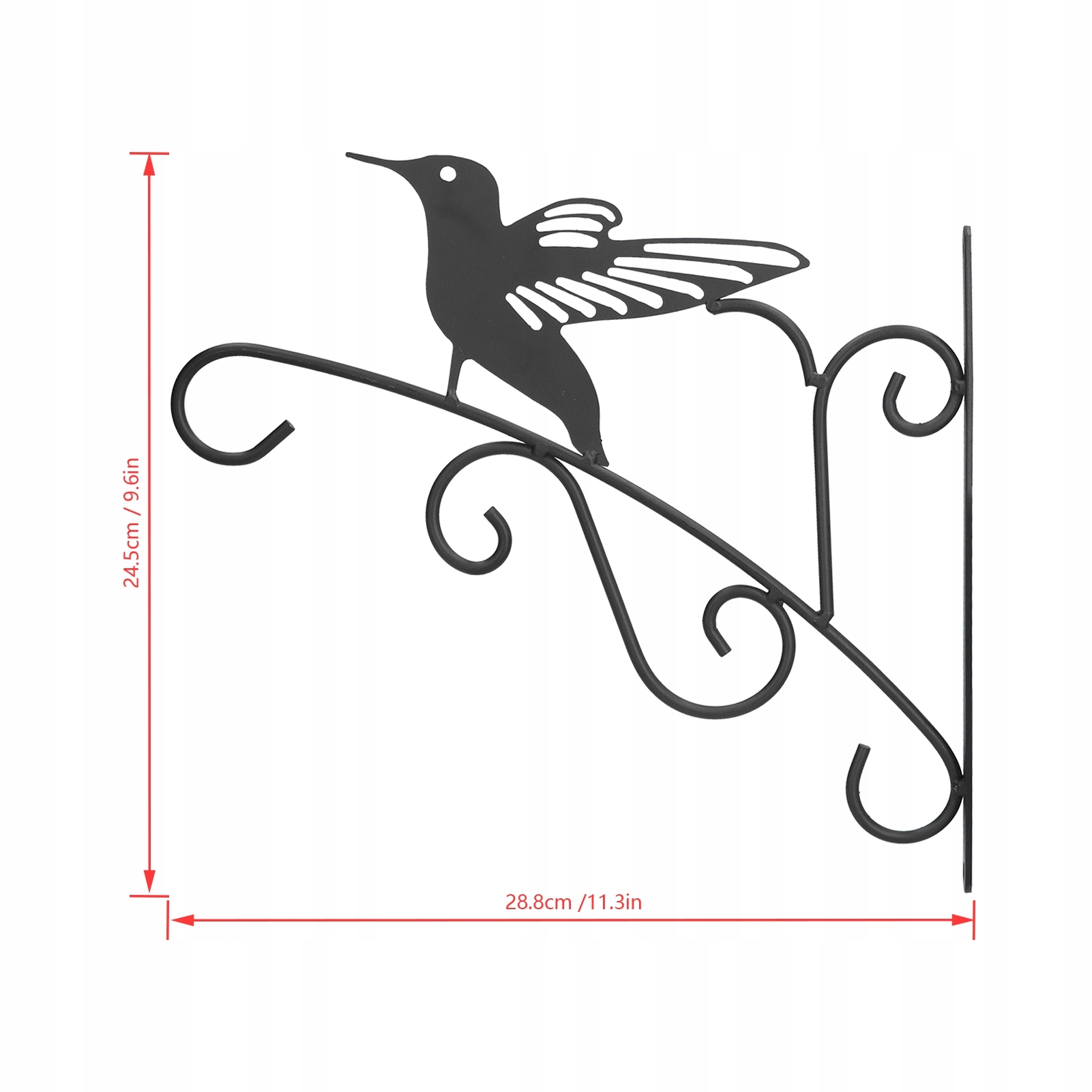 METALOWY HAK UCHWYT WIESZAK DONICZKA DO KWIATÓW Marka bez marki