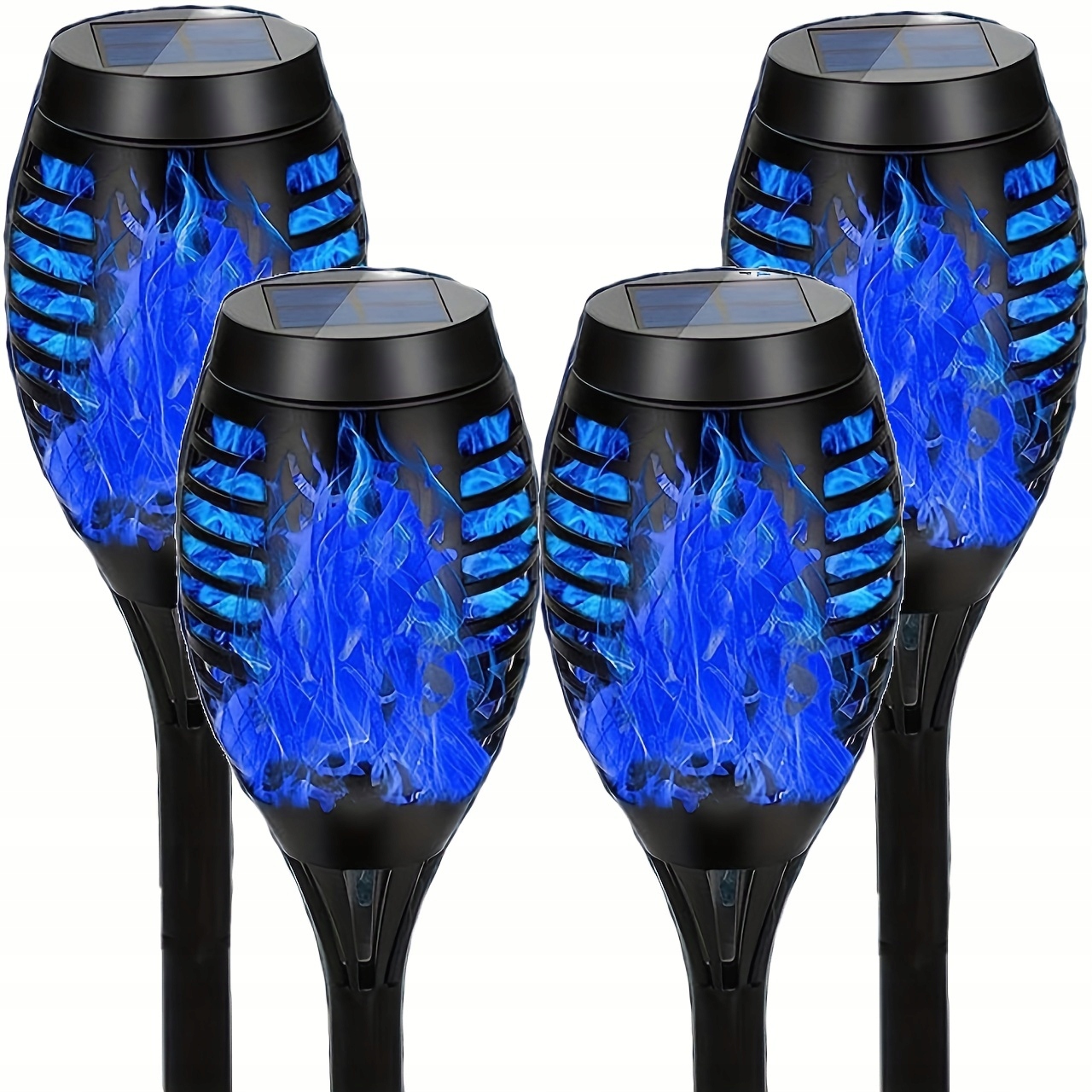 4 szt. Światło słoneczne, zewnętrzna latarka słoneczna do dekoracji ogrodu