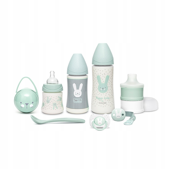 Suavinex Zestaw startowy Welcome Baby Set miętowy Hygge Baby