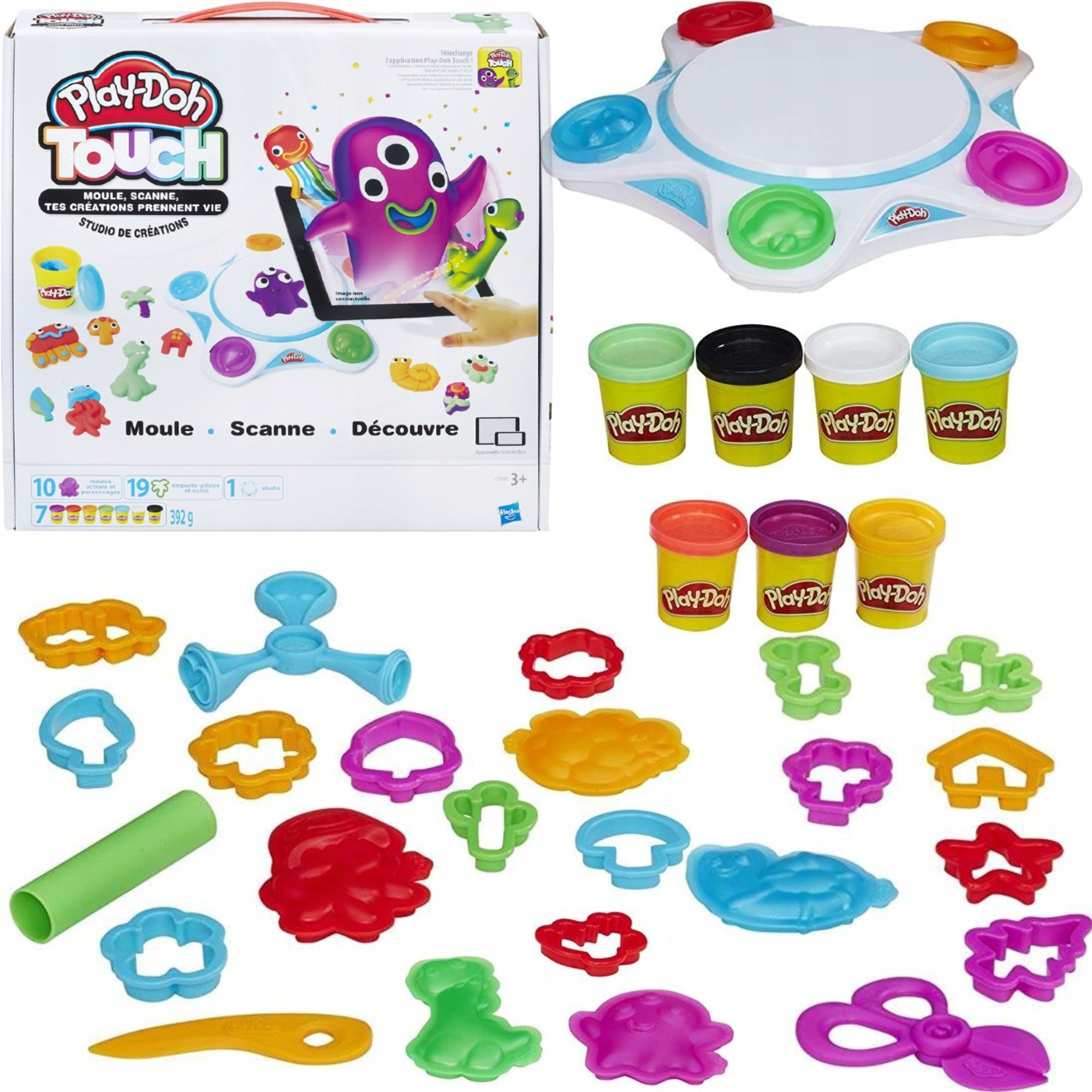 

Ciastolina Play Doh Touch Studio Duży Zestaw Tubki