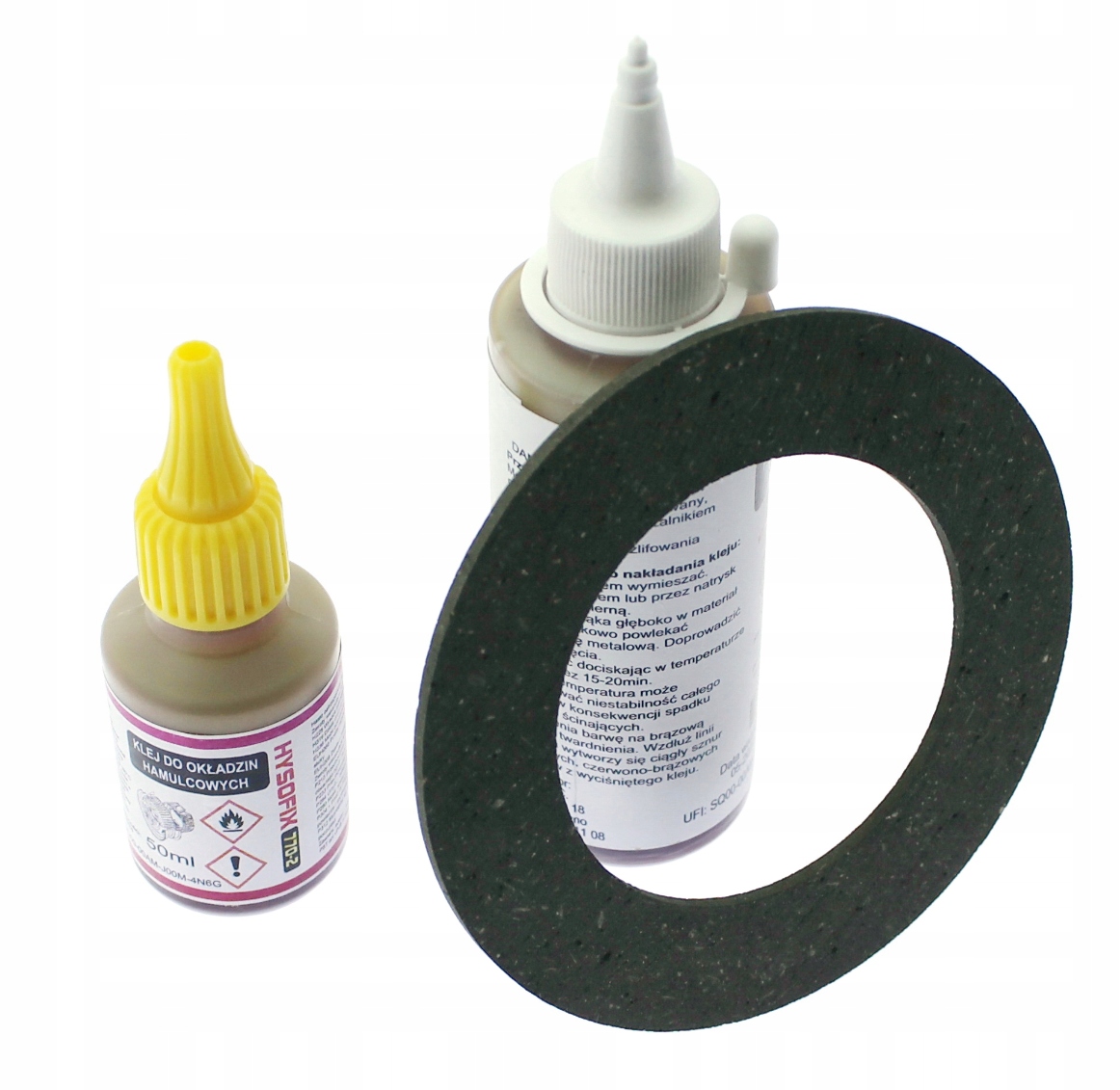 Okładzina Tarczy Sprzęgła Tarcza Traktorek Stiga Garden EL63 +klej 50ML