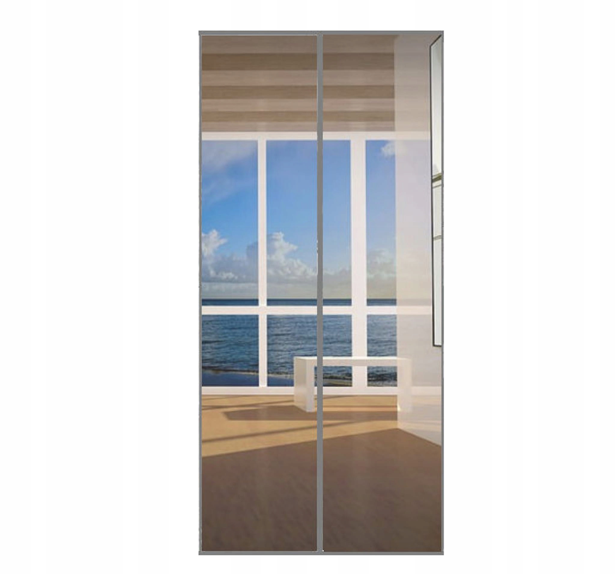 

Moskitiera Na Drzwi Podwójne Magnesy 100x220CM Sz