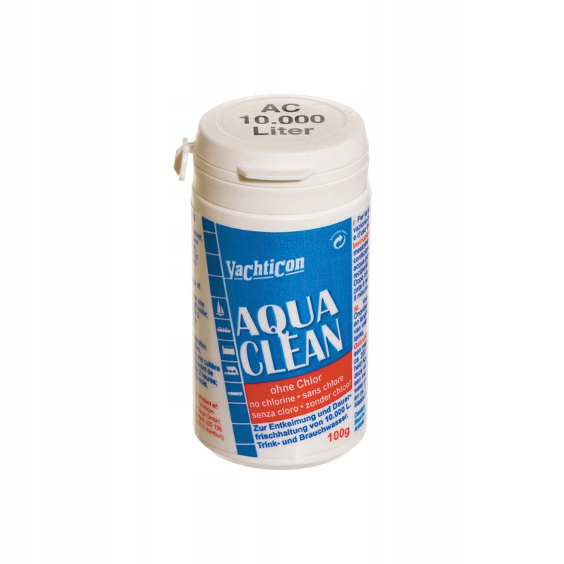 Aqua Clean prášek na úpravu vody 100 g 10.000 l obytná jachta bez chlóru