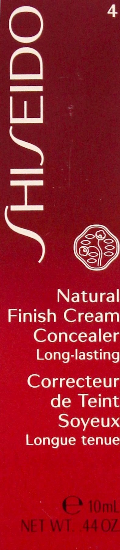 Shiseido Natural Finish Cream Concealer 4 Dark Krémový korektor