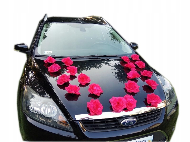 

Ds 161 /e * Dekoracja na samochód ślubny kwiaty