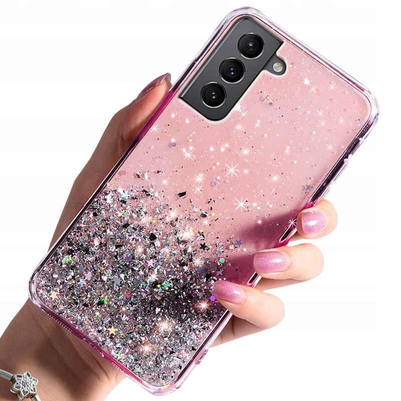 

Etui do Samsung Galaxy S21+ Plus Case Brokat Szkło