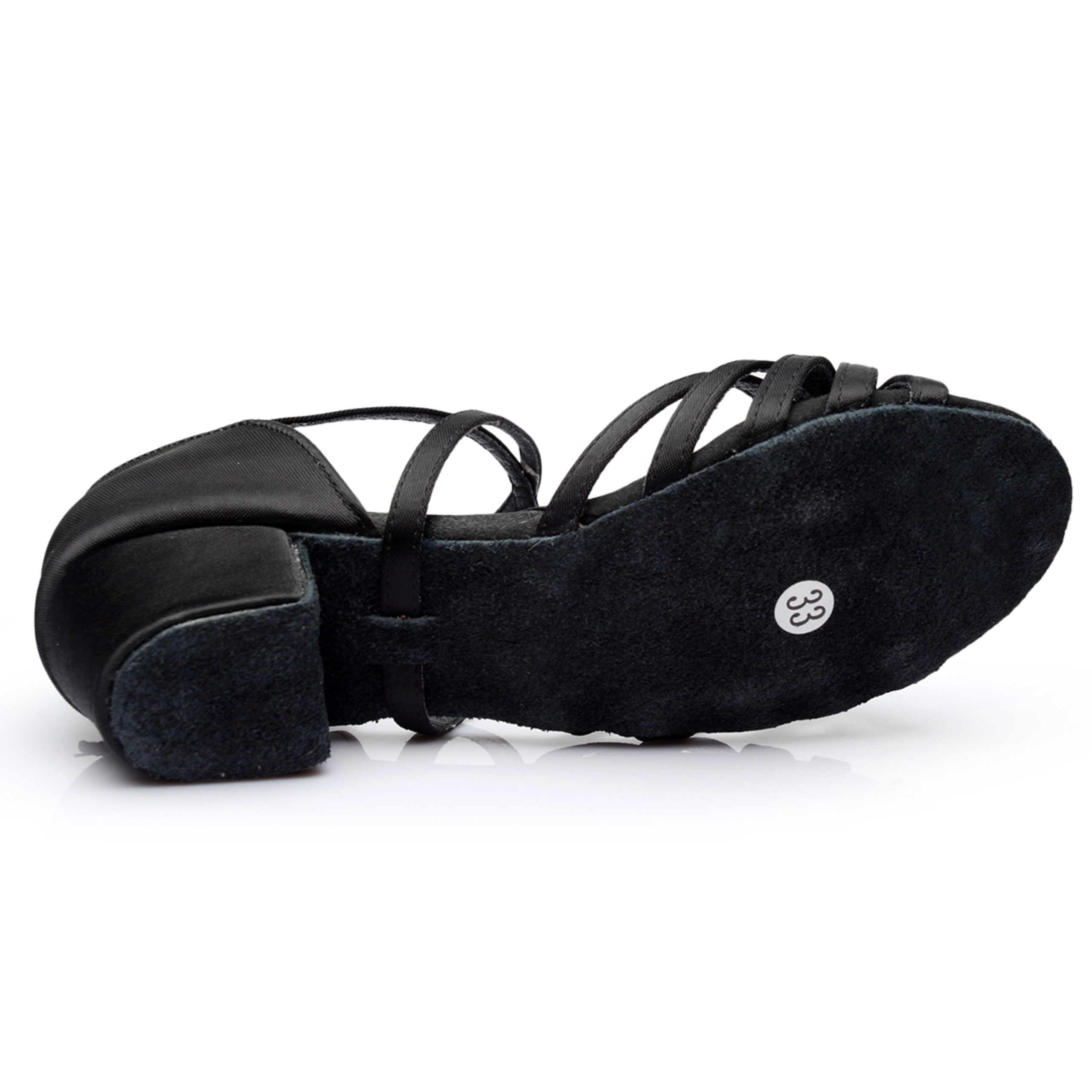 DAMSKIE BUTY TANIEC TOWARZYSKI LATINO SALSA CZARNE 3CM 39 Rozmiar 39