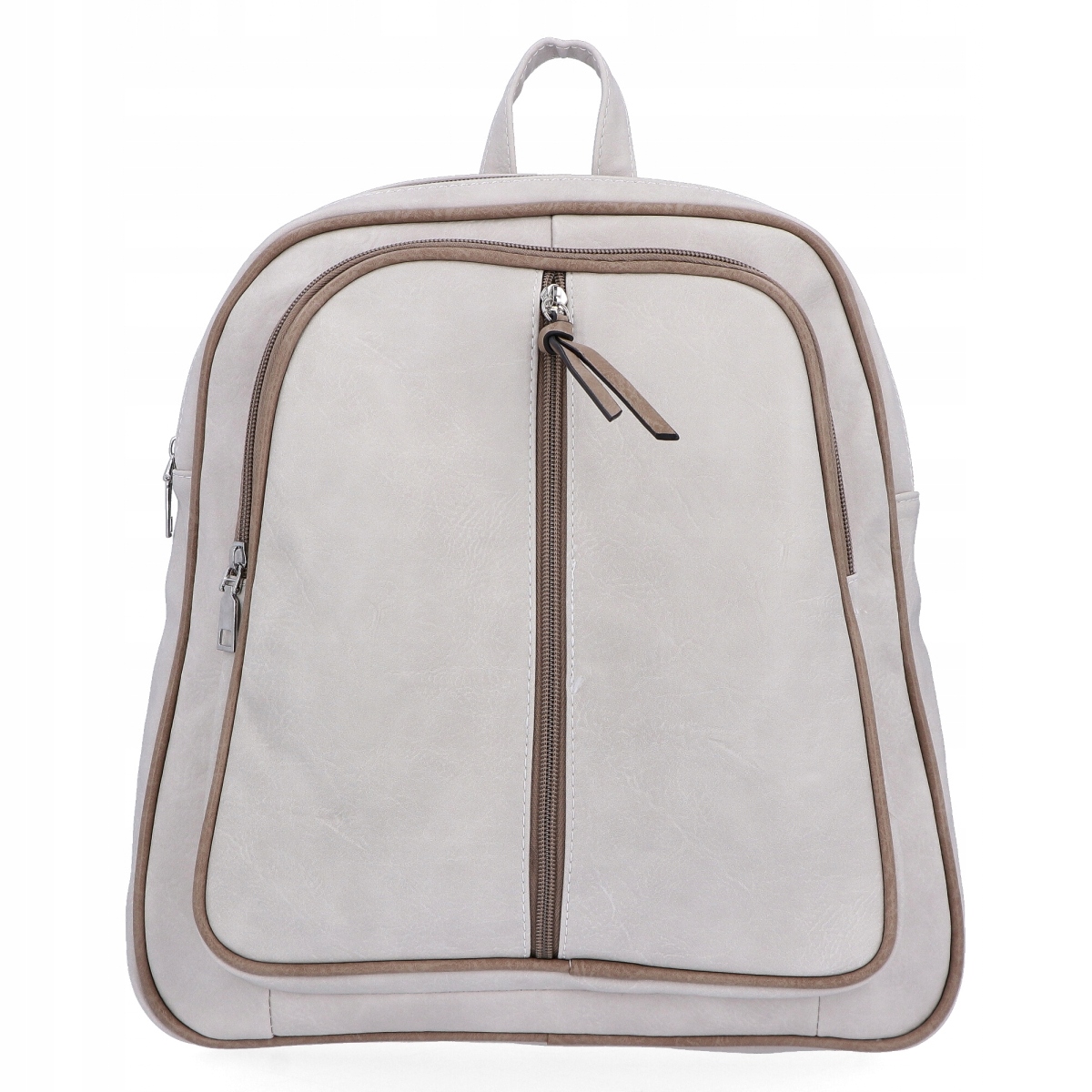 Městský Batoh s 2 komorami od firmy Hernan HB0407 Béžová/Tmavě béžová