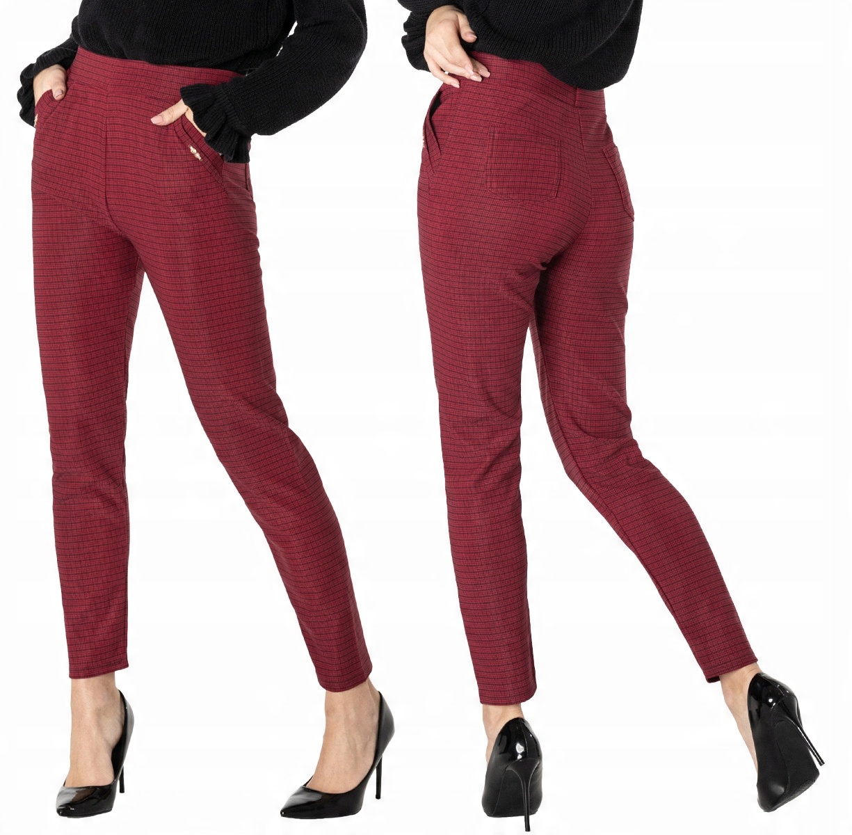 

Eleganckie Spodnie Cygaretki Damskie 202116-05 5XL