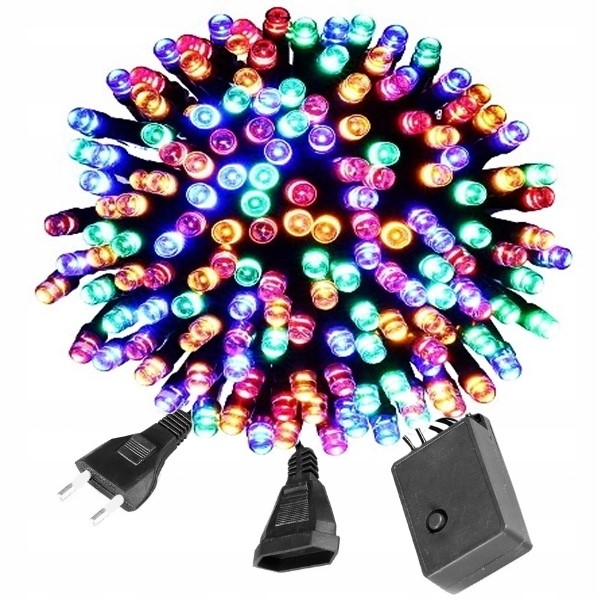 

Lampki Choinkowe 100 Led Wielokolorowe zew/wew 8m