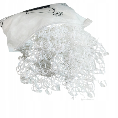 

Białe Gumki Gumeczki Silikonowe Warkoczyki 2000szt