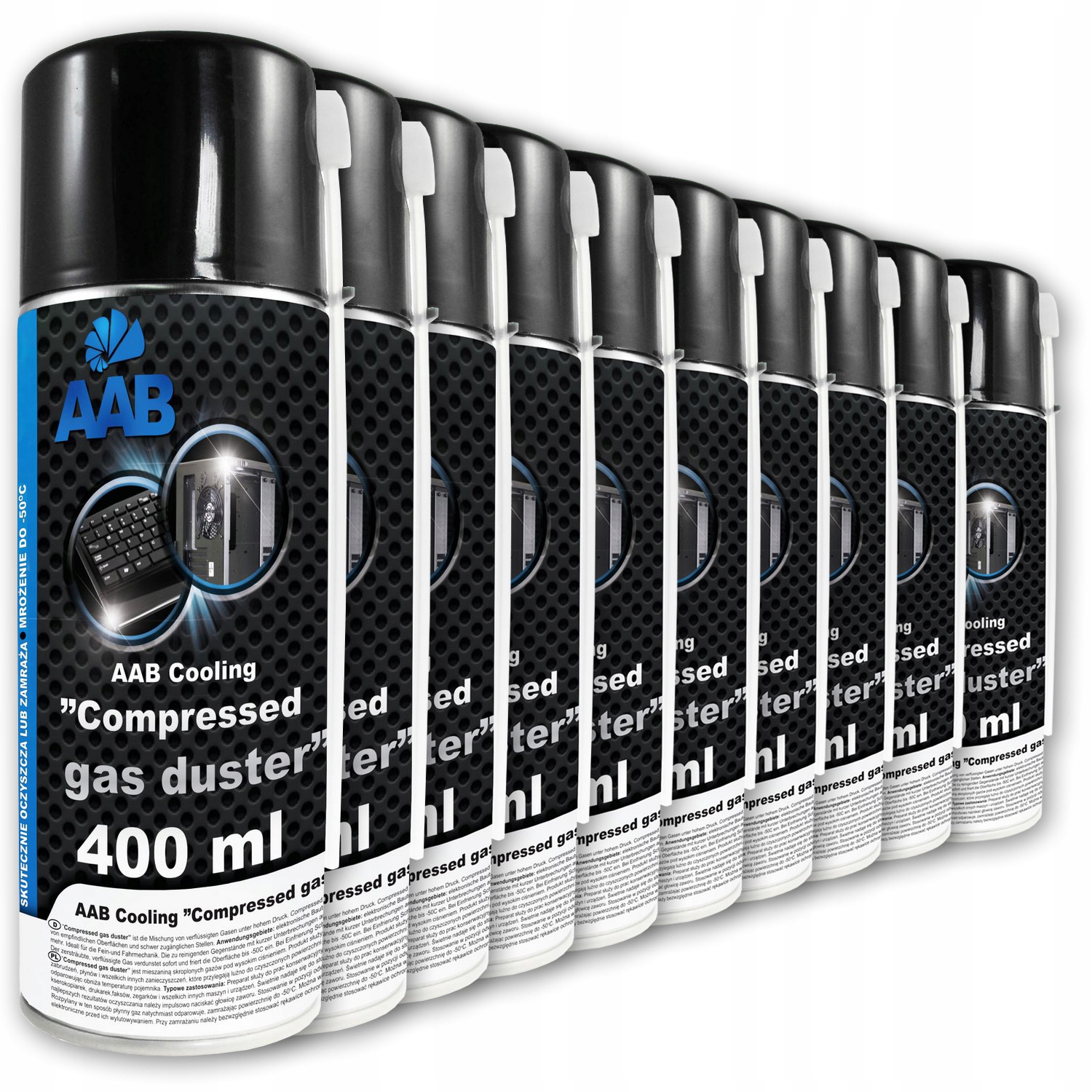 10x AAB COOLING SPREZONE POWIETRZE 400ml 20xRURKA