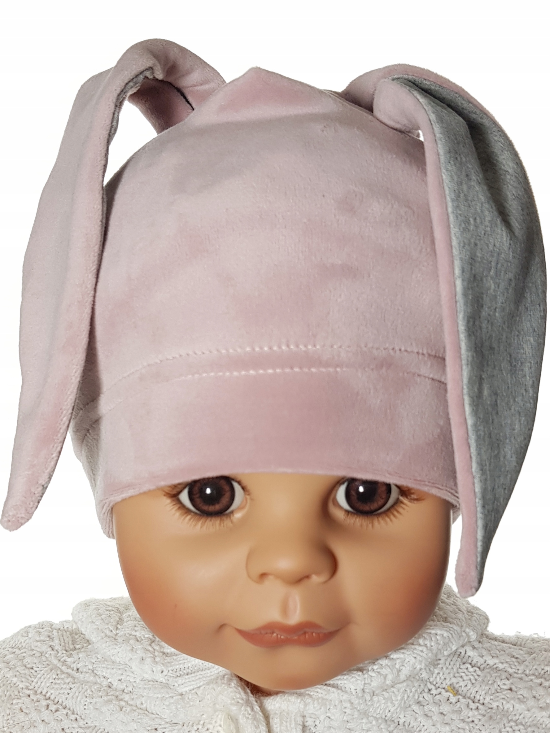 CZAPKA KRÓLIK DŁUGIE USZY WIOSNA JESIEŃ 0-6LAT 3WZ Liczba sztuk w ofercie 1 szt.