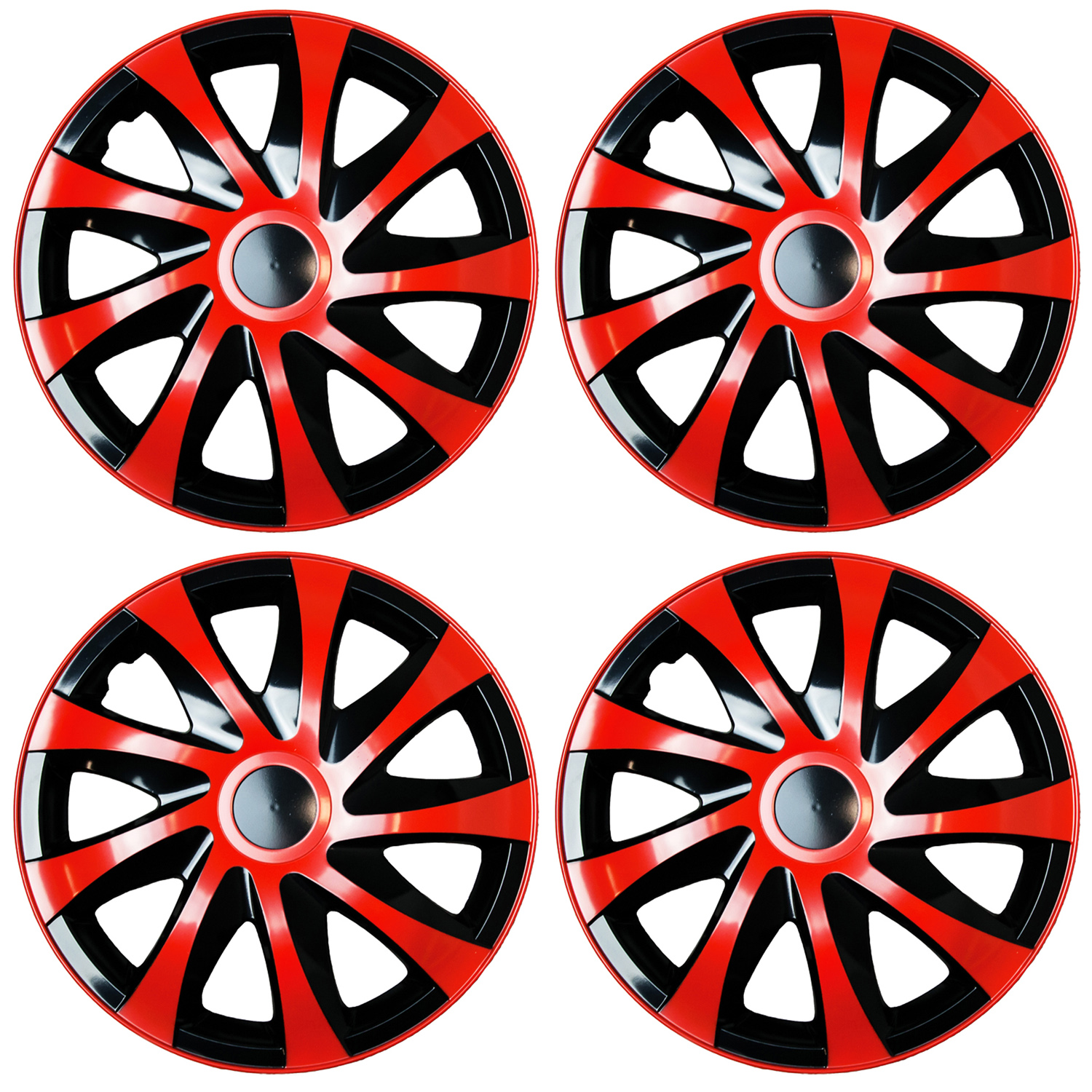 Комплект ковпаків 16 дюймів NRM Draco CS червоний