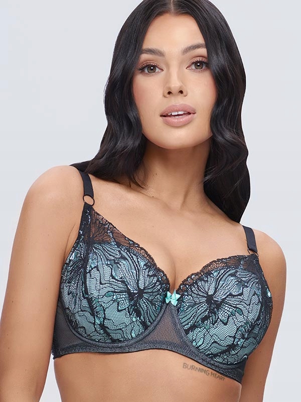 Vyztužená krajková podprsenka Geisha K35 push-up Dalia Lingerie 65E