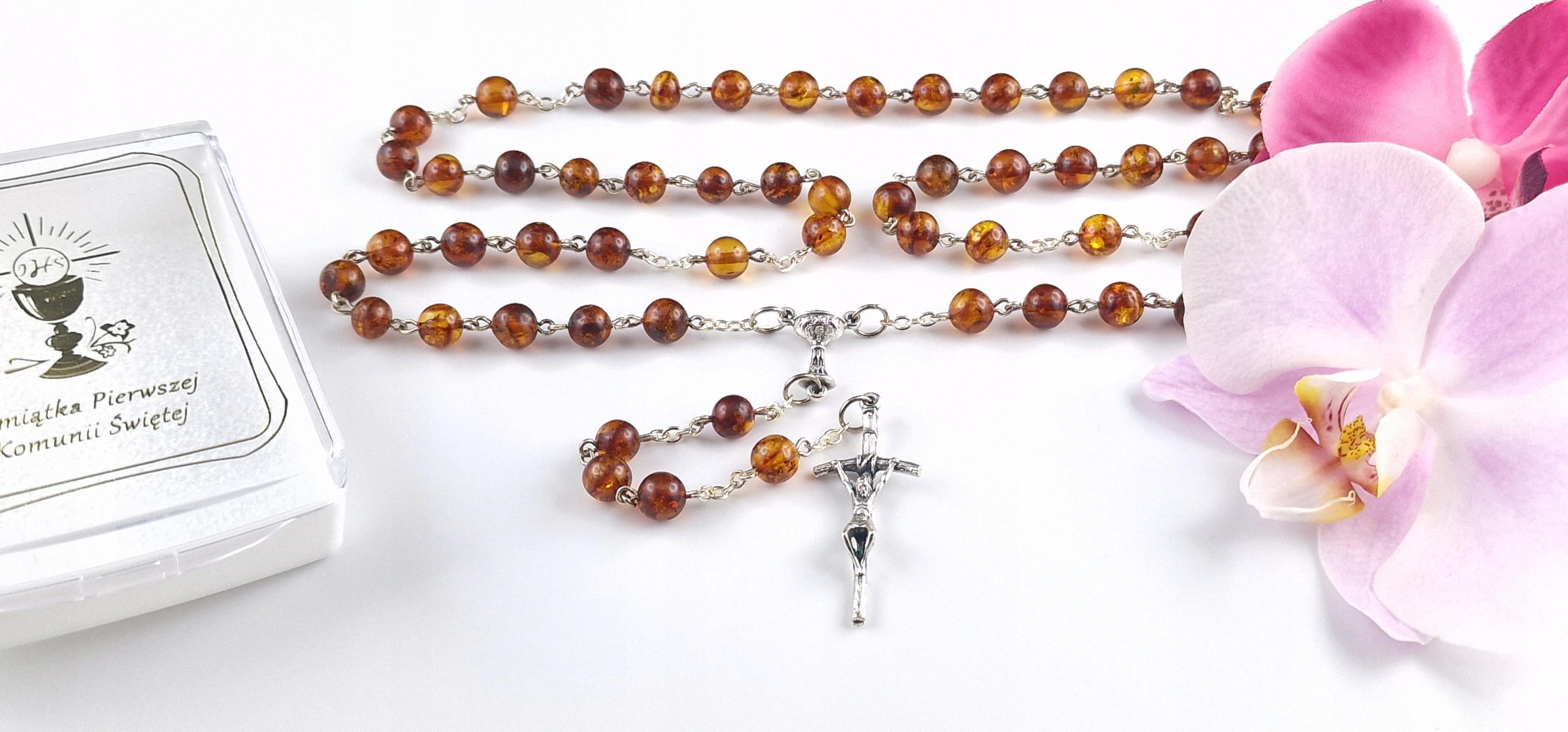 Růženec K Prvnímu Svatému Přijímání Z Jantaru
