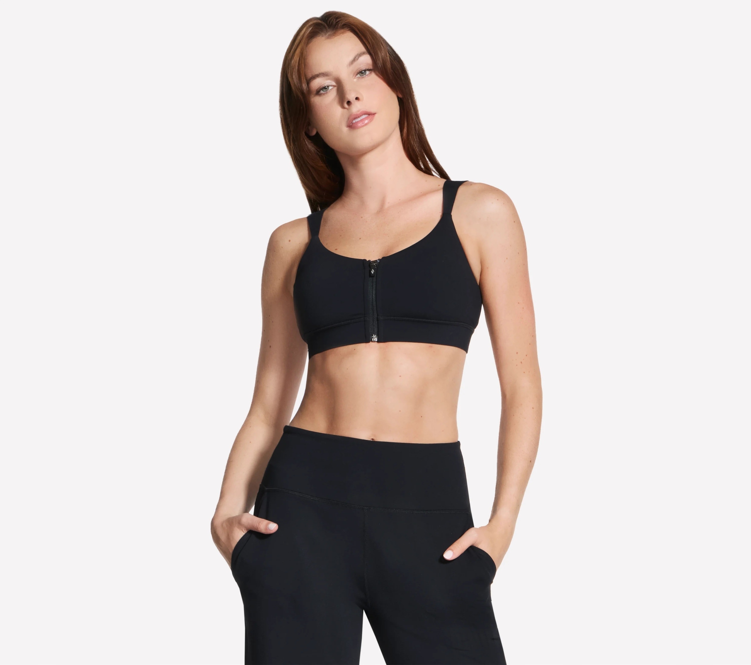 Podprsenka Skechers Go Walk Evolution Zip Front Bra černá BR64 Blk
