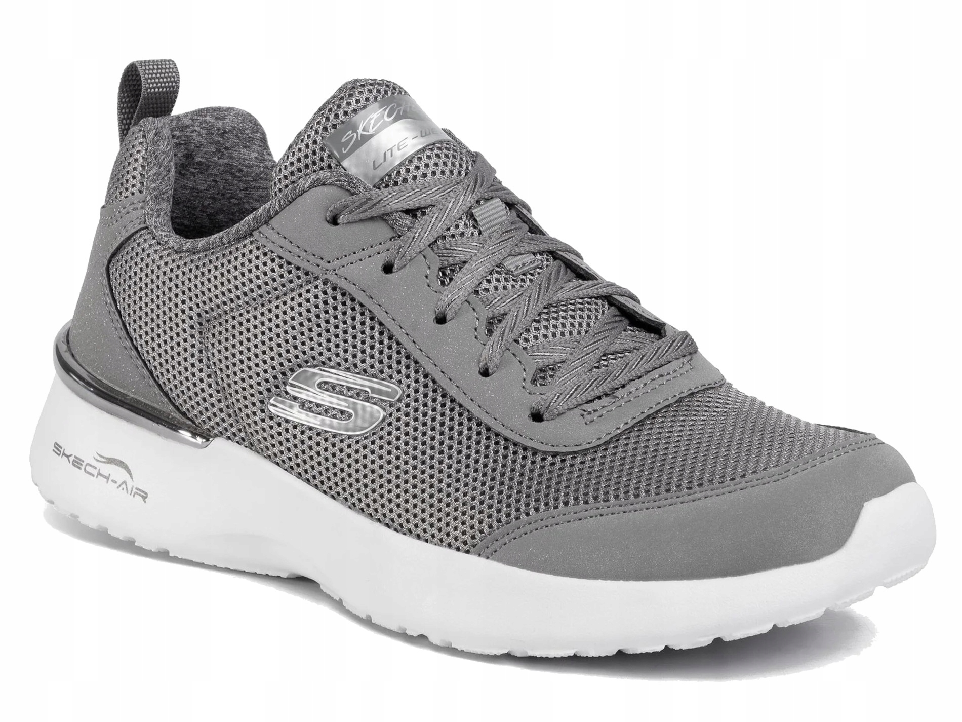 Dámské boty Skechers Dynamight 12947-GRY šedé nízké lehké sportovní 40