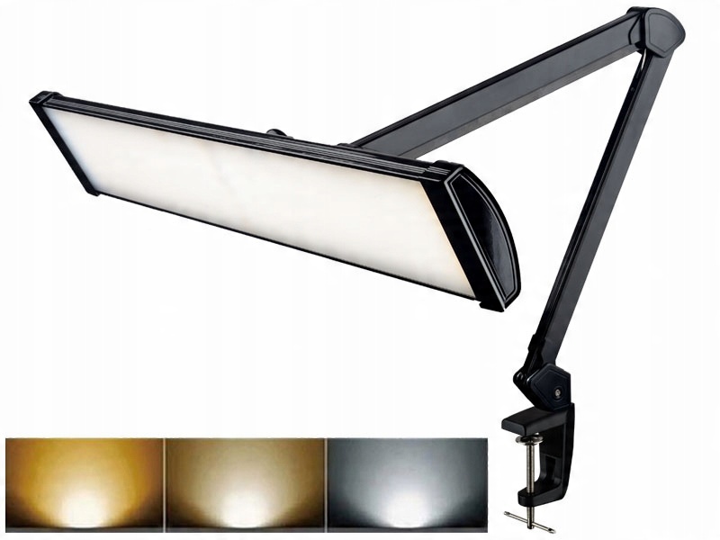 

Lampa biurkowa 540 Led czarna ściemniacz Cct