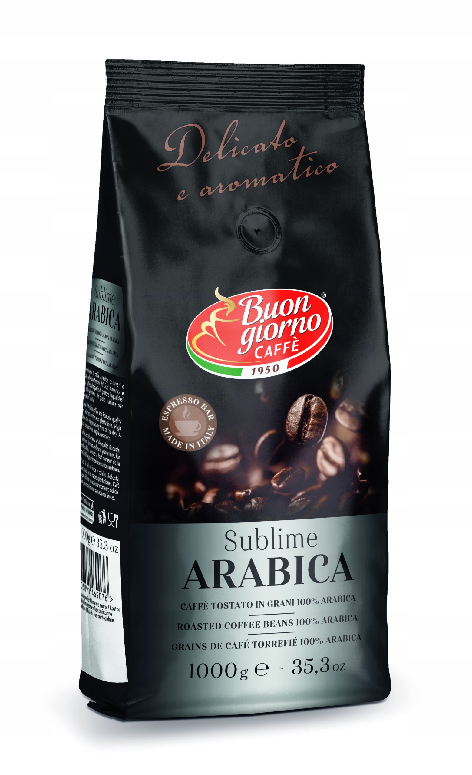 Levně Káva zrnková Caffe Buongiorno Sublime Arabica 1 kg