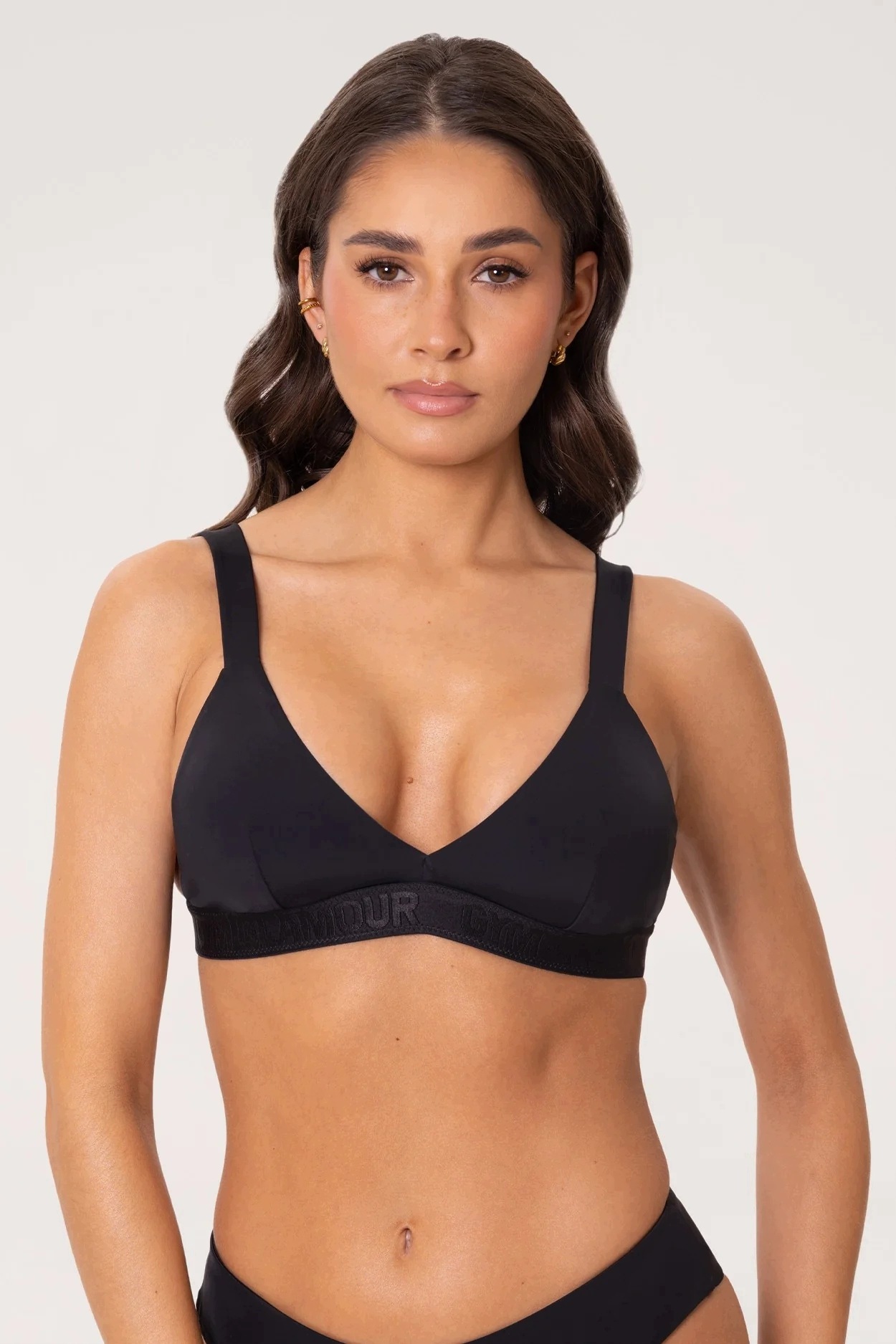 Gym Glamour Biustonosz move triangle sport black r. S
