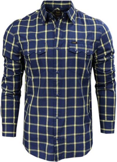 LEE KOSZULA RIDER SHIRT REGULAR FIT lemon M