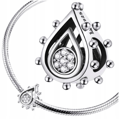 

Charms Kropla srebro 925 koralik S925 zawieszka