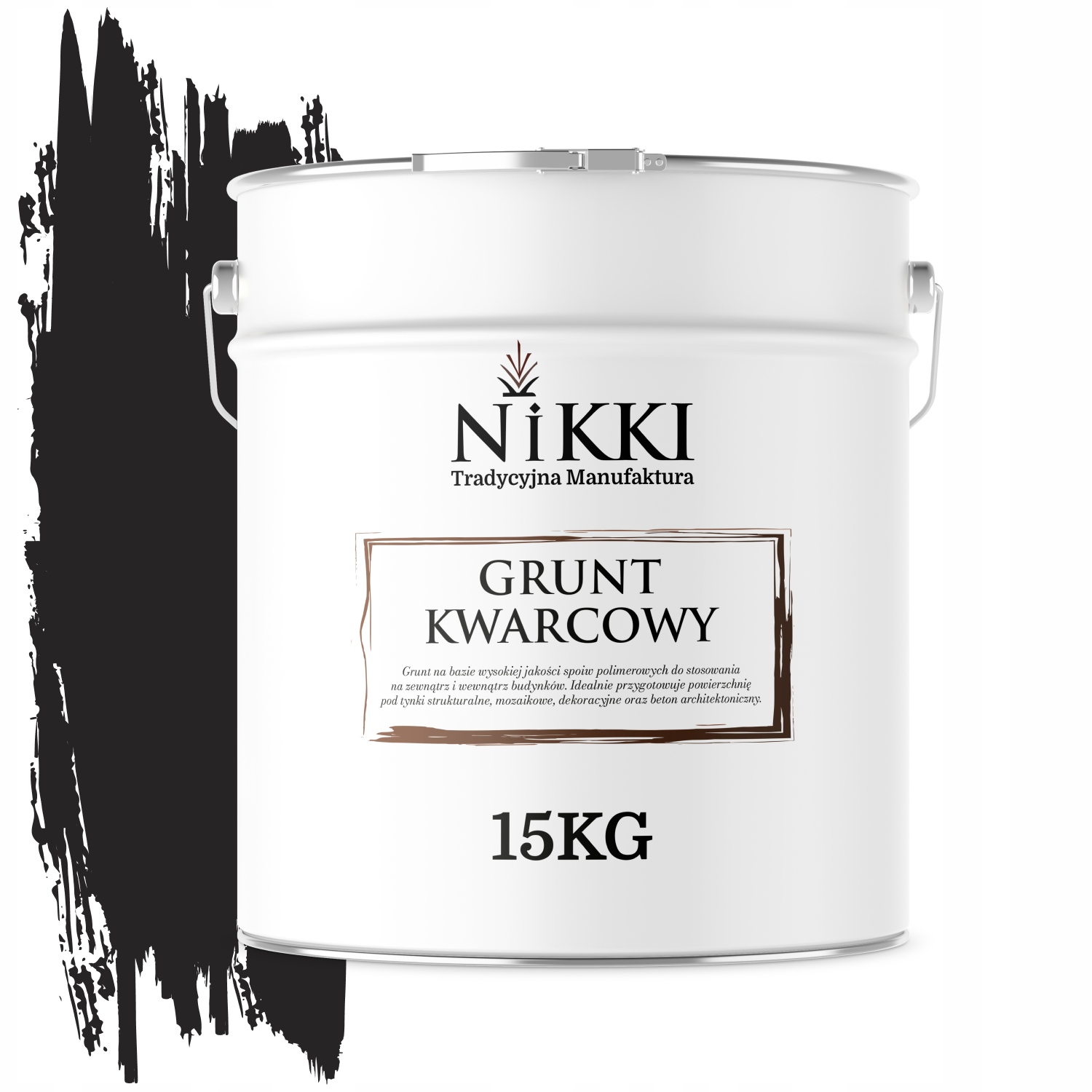 Základný Náter Pod Dekoratívnu Omietku Tmavosivá Čierna Mika D922 15KG