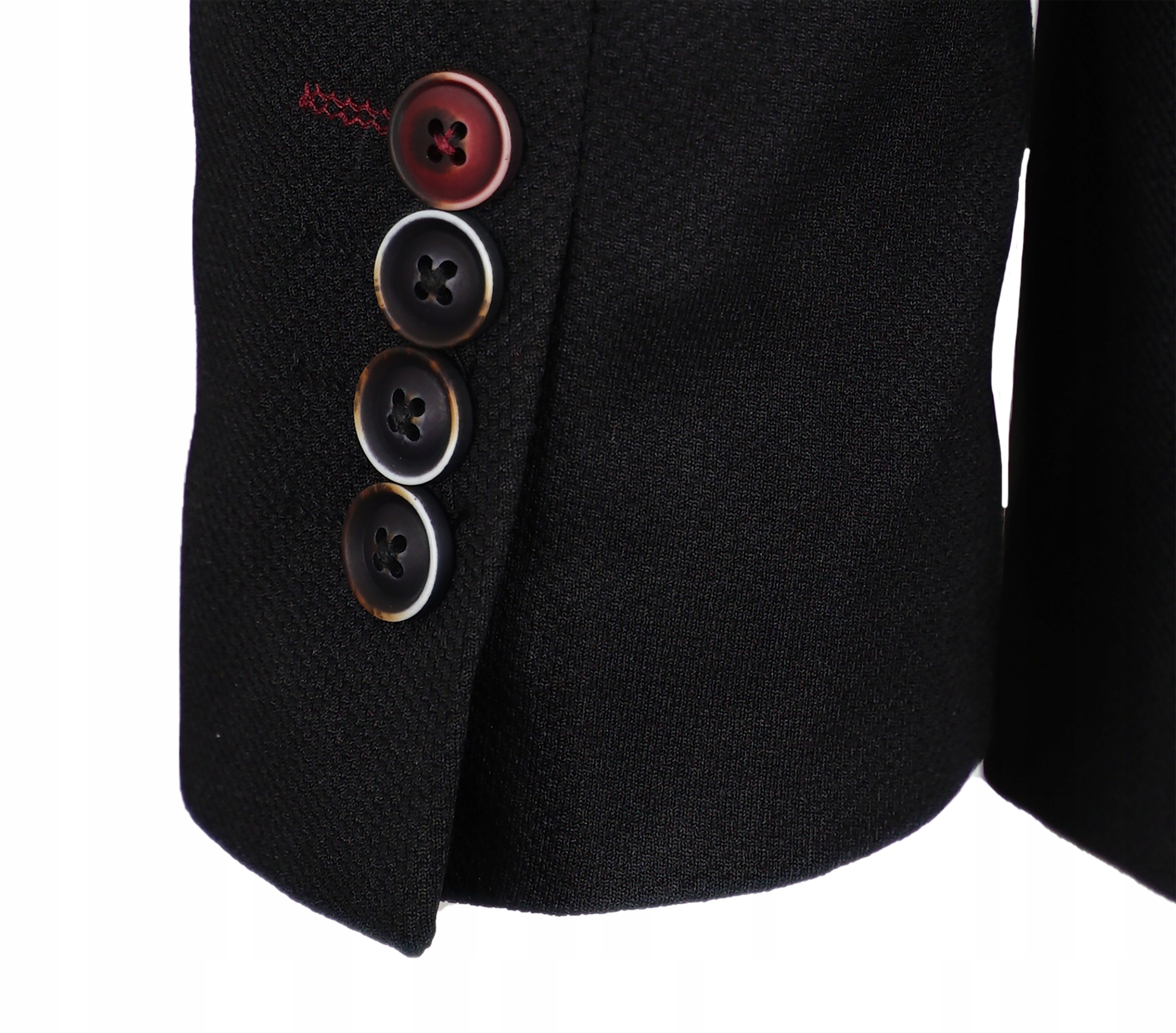 MARYNARKA MĘSKA CZARNA ELEGANCKA WIZYTOWA CASUALOWA BIZNESOWA ROZMIAR 52 Rozmiar 52