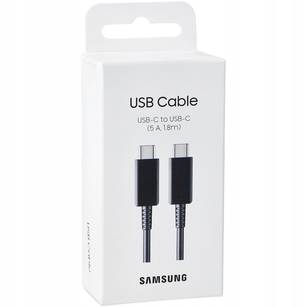 Kabel ładujący USB-C do USB-C, 5A, 1,8m, Samsung Długość przewodu 1.8 m