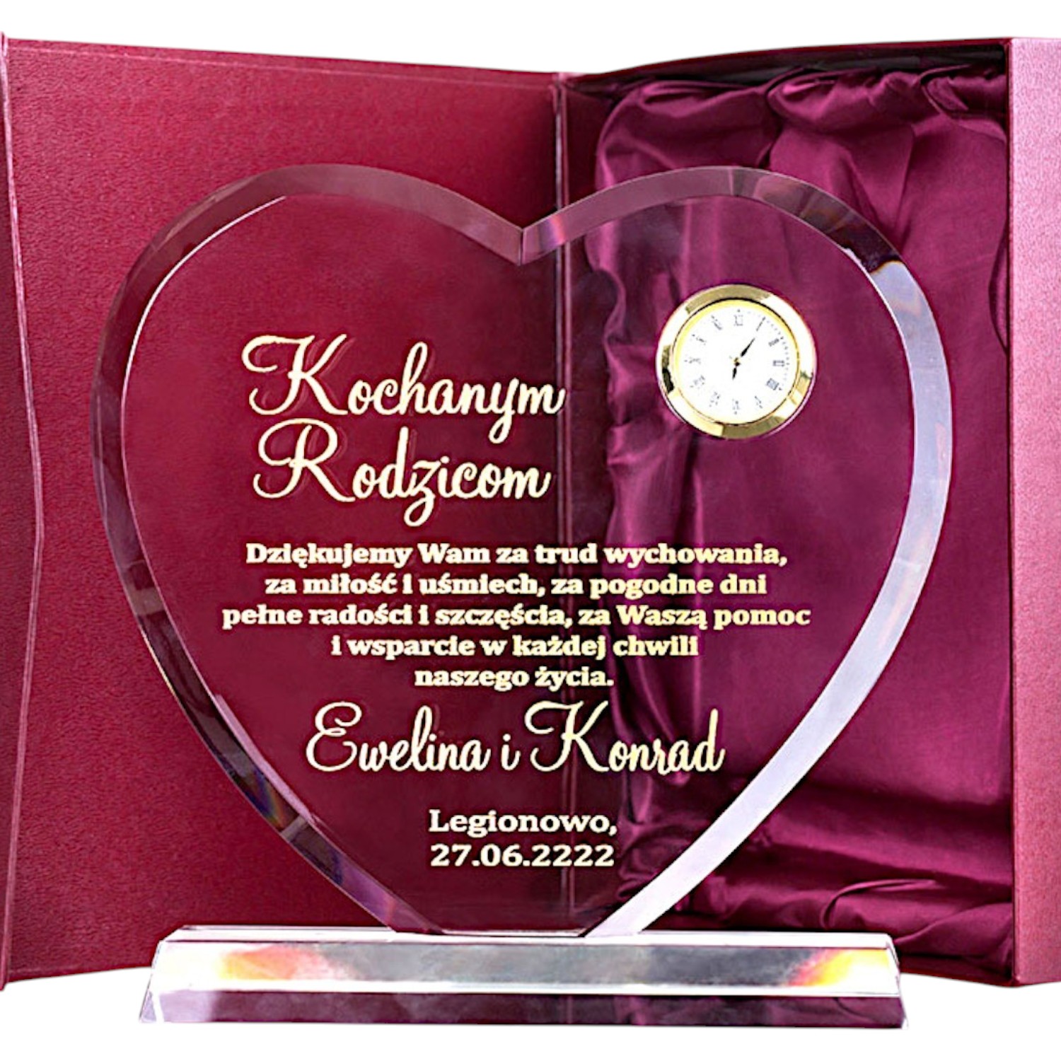 Ślub 1-99 Urodziny Rocznica Podziękowanie dla Mamy Taty Rodziców