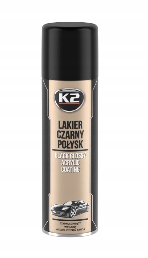 

Lakier Akrylowy Czarny 500ML Spray Połysk