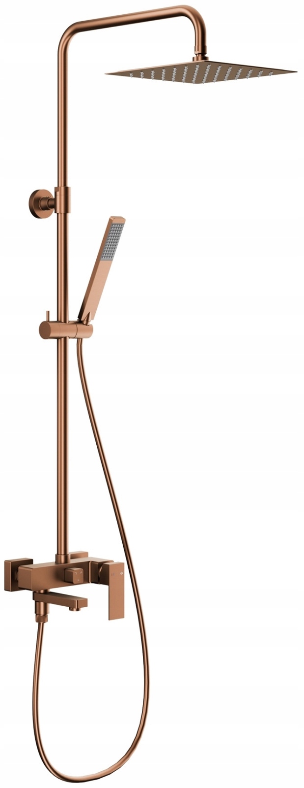 Kfa Dažďová Sprcha S Sprchovou Batériou Logon, Brushed Rose Gold Pvd