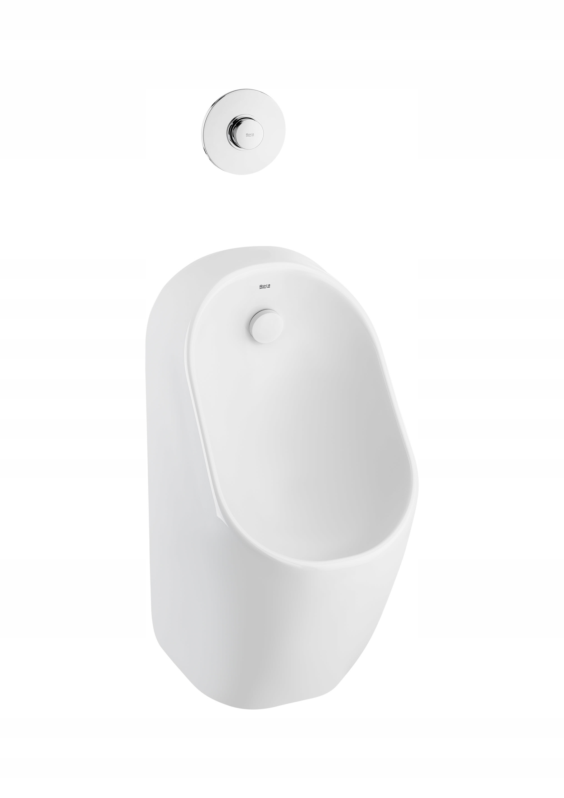 Pisuar bezkołnierzowy PROTON z wandaloodporną osłoną | ROCA POLSKA A3590J30