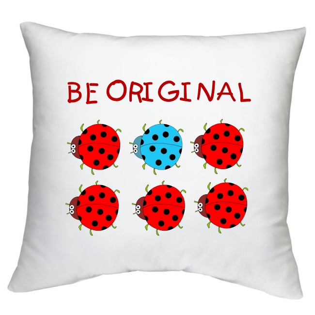 PODUSZKA BĄDŹ ORYGINALNY biedronka koty bóbr wzory