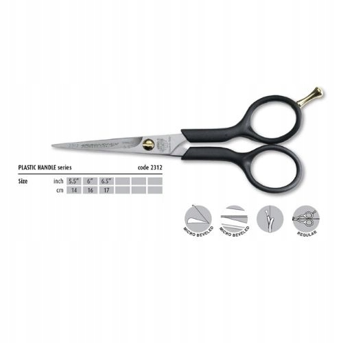 Kadeřnické nůžky 5,5" Ergonomix