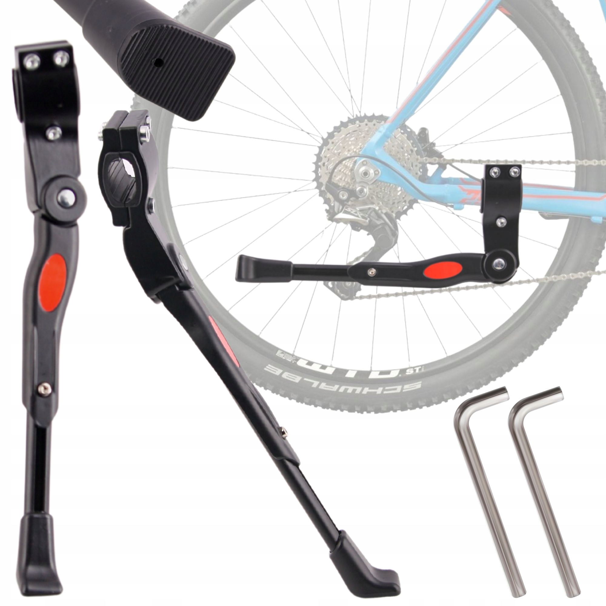 

Solidna Podpórka Stopka Nóżka Rowerowa Rower 24-29