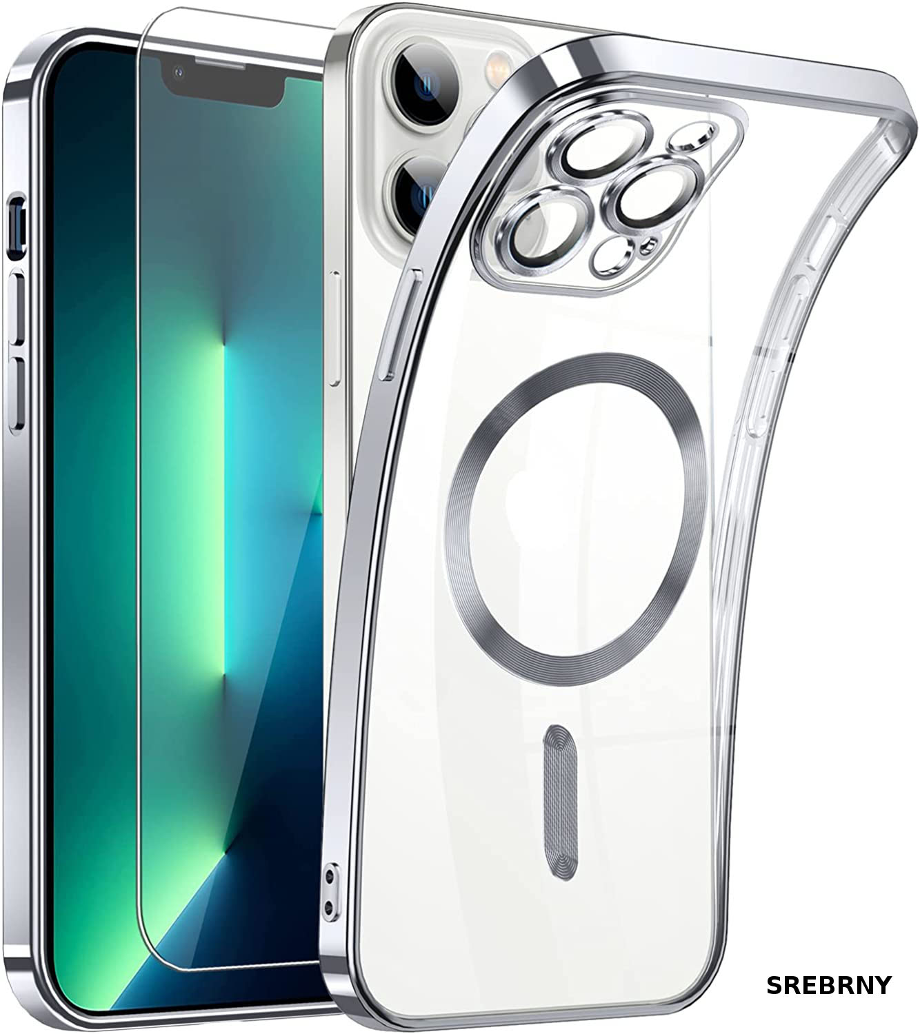 ETUI MAGNETYCZNE DO MAGSAFE DO APPLE IPHONE 12 PRO COLOUR CASE +SZKŁO Dedykowany model iPhone 12 Pro