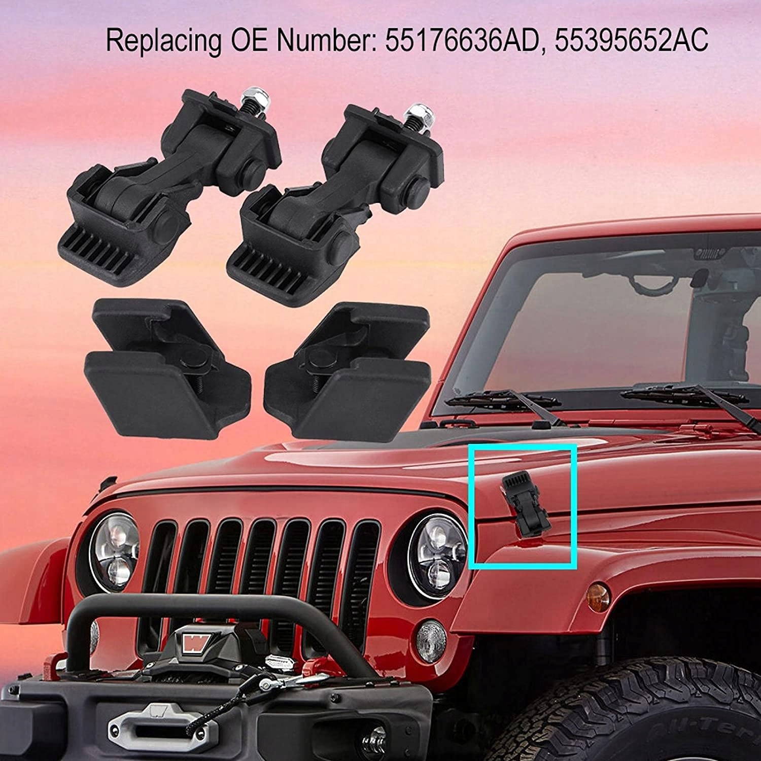 11210 - КРИШКА КАПОТА WRANGLER TJ 96-06
