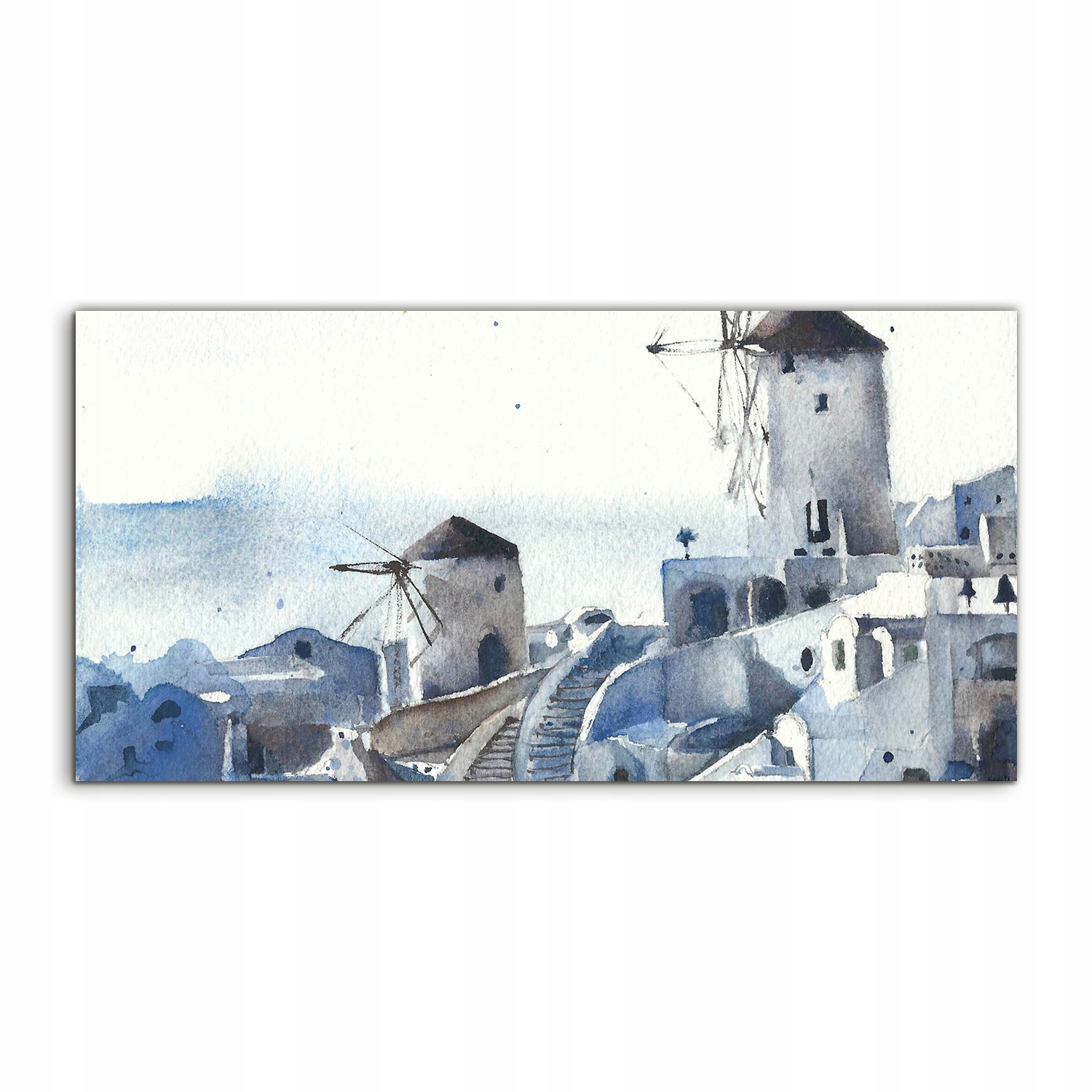 

Obraz 140x70 cm z nadrukiem Santorini Wyspa Grecja