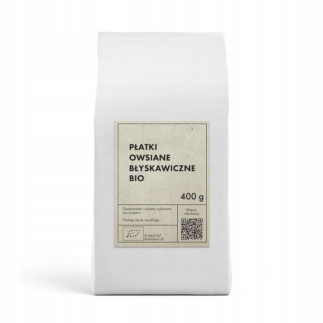 Levně 7 x ovesné vločky Bleskové Bio 400 g The Planet