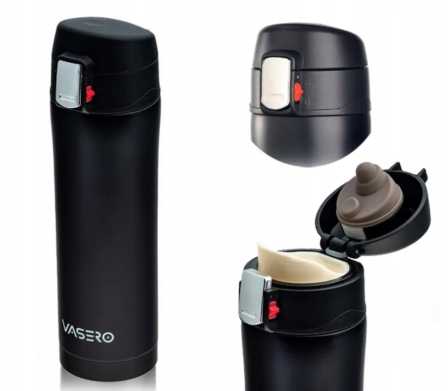 

Pojemny Kubek Termiczny Termos Z Ustnikiem Zamek